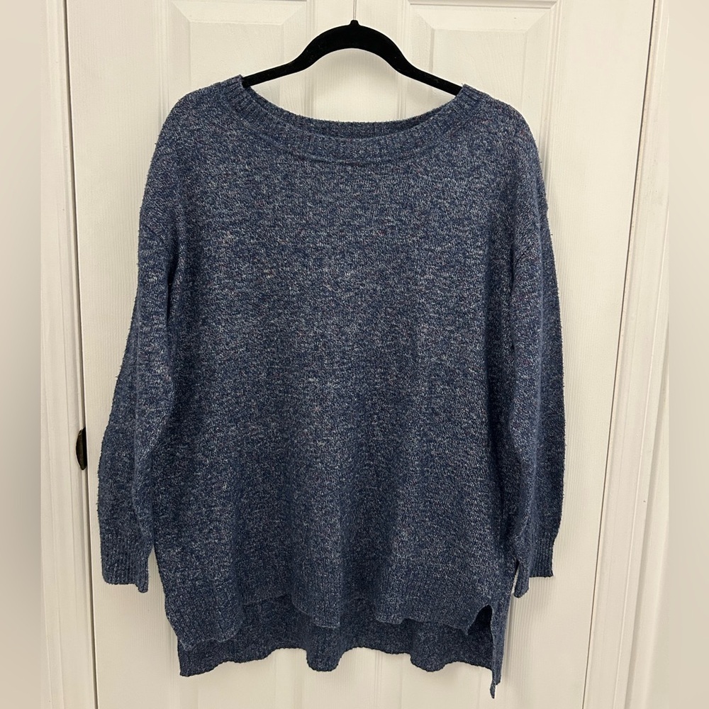 Old Navy Women's Blue Tunic Sweater, Sz 1XL